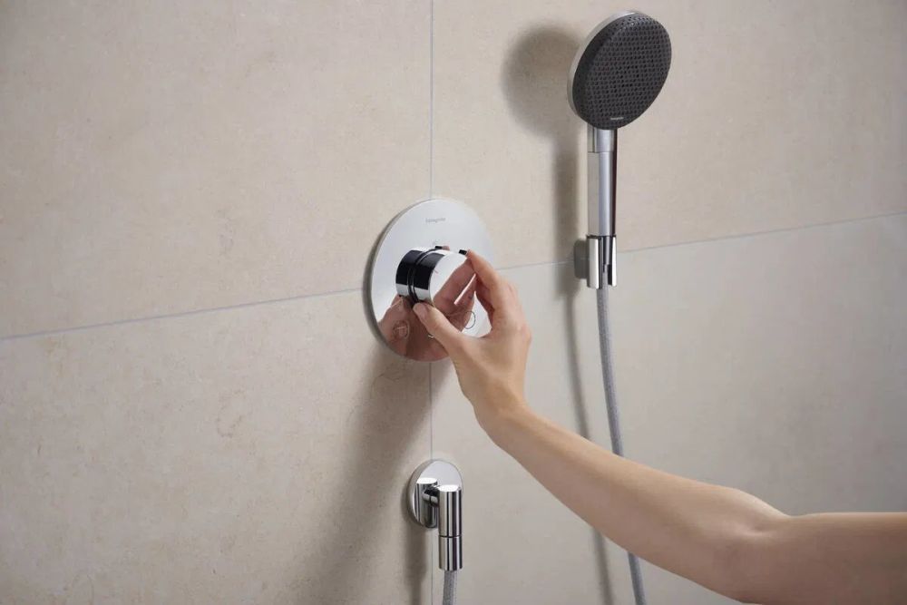 Змішувач прихованого монтажу Hansgrohe Ecostat Comfort S хром 33715000