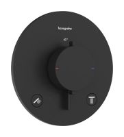 Змішувач прихованого монтажу Hansgrohe Ecostat Comfort S чорний матовий 33715670