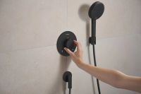 Змішувач прихованого монтажу Hansgrohe Ecostat Comfort S чорний матовий 33715670