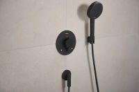 Змішувач прихованого монтажу Hansgrohe Ecostat Comfort S чорний матовий 33715670
