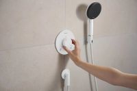 Змішувач прихованого монтажу Hansgrohe Ecostat Comfort S білий матовий 33715700