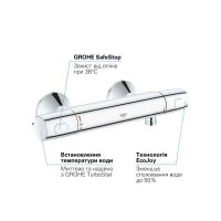 Змішувач для душу Grohe Precision Trend хром 34229002