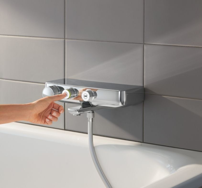 Змішувач для ванни Grohe Grohtherm SmartControl хром 34718000