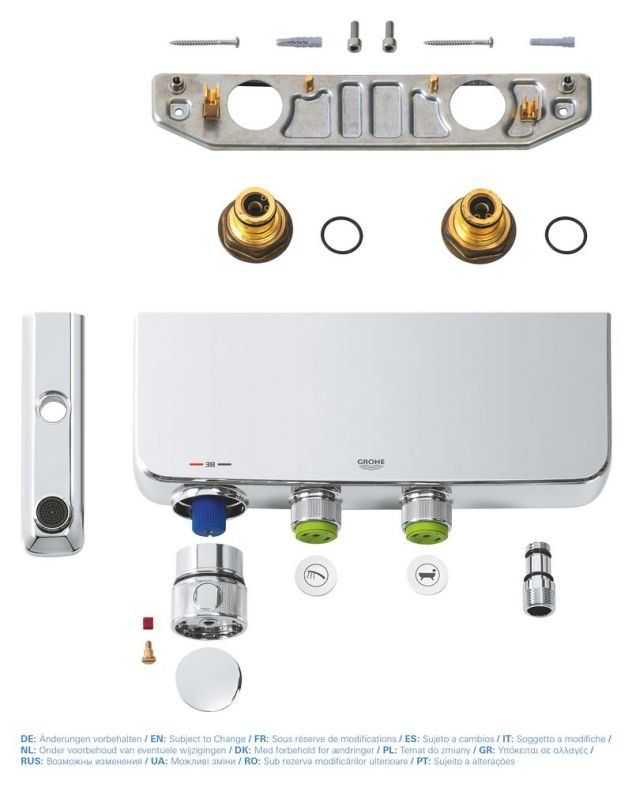 Змішувач для ванни Grohe Grohtherm SmartControl хром 34718000