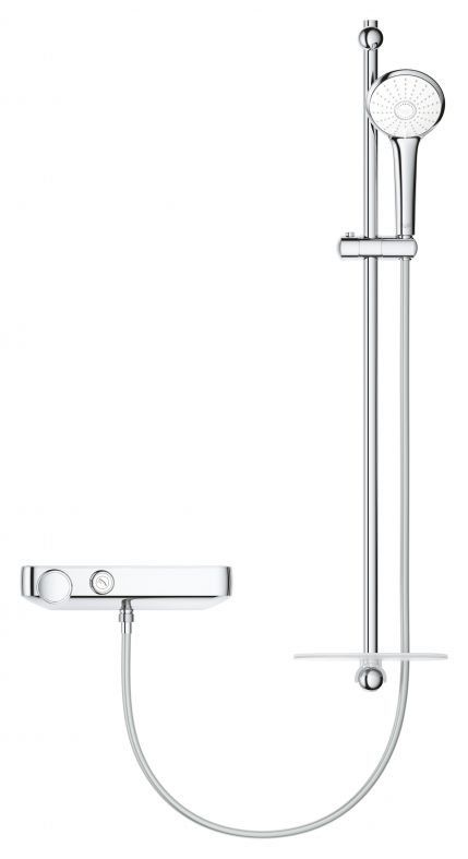 Змішувач для душу Grohe Grohtherm SmartControl хром 34721000 з душовим гарнітуром