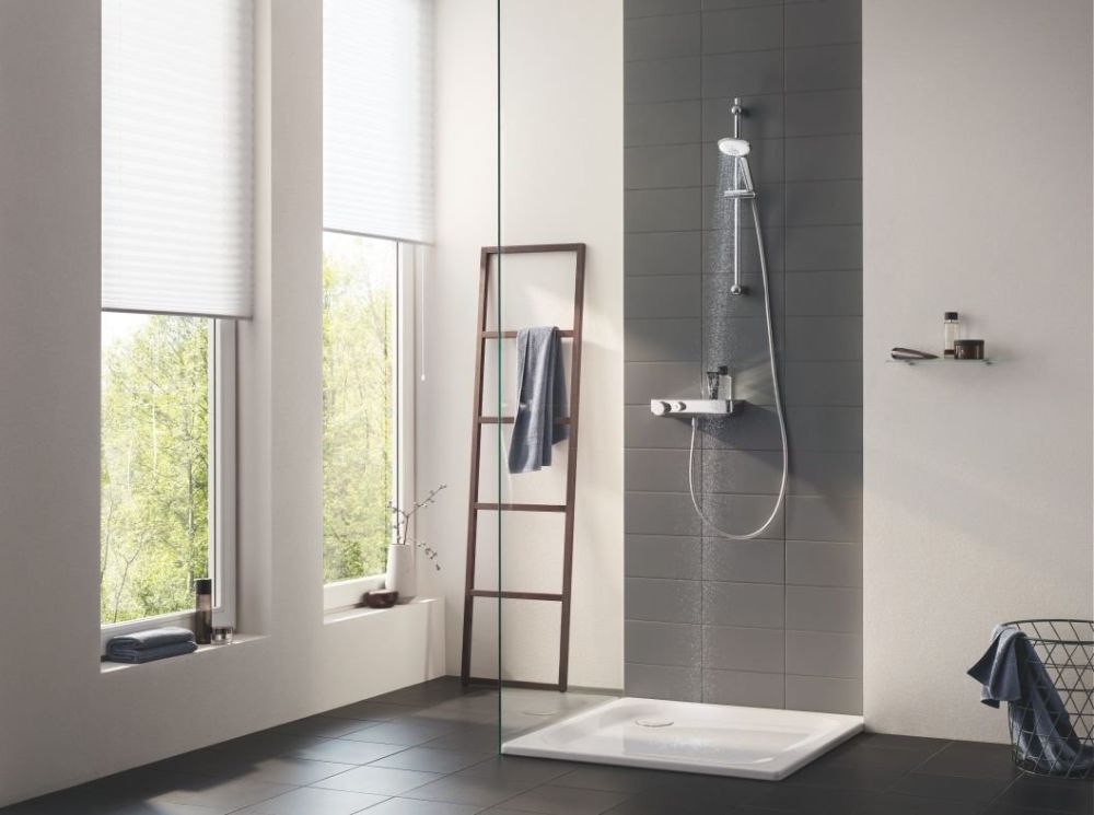 Змішувач для душу Grohe Grohtherm SmartControl хром 34721000 з душовим гарнітуром