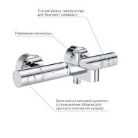 Смеситель для ванны Grohe Grohtherm 800 Cosmopolitan хром 34766000
