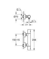 Змішувач для душу Grohe Precision Get хром 34773000