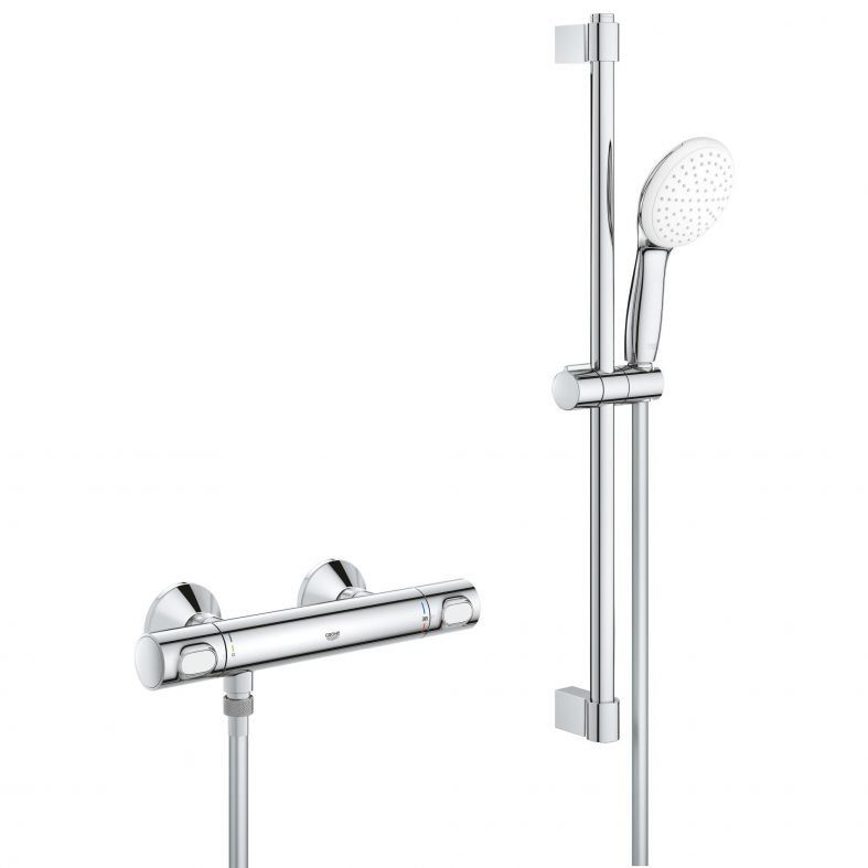 Змішувач для душу Grohe Grohtherm 500 хром 34796001 з душовим гарнітуром