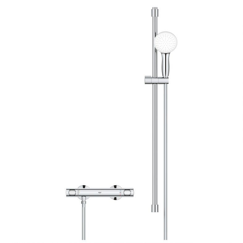 Змішувач для душу Grohe Grohtherm 500 хром 34797001 з душовим гарнітуром
