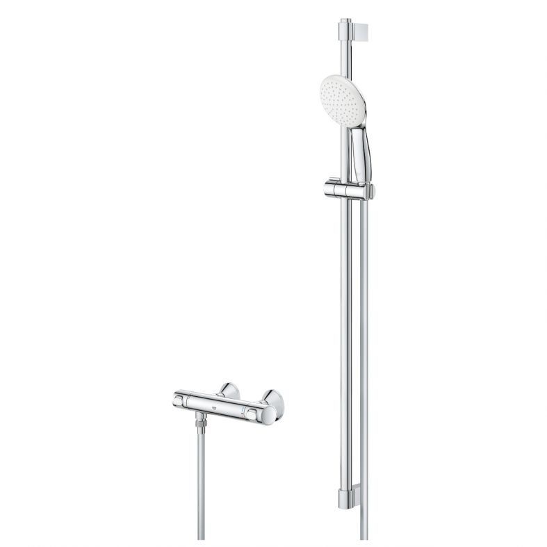 Змішувач для душу Grohe Grohtherm 500 хром 34797001 з душовим гарнітуром