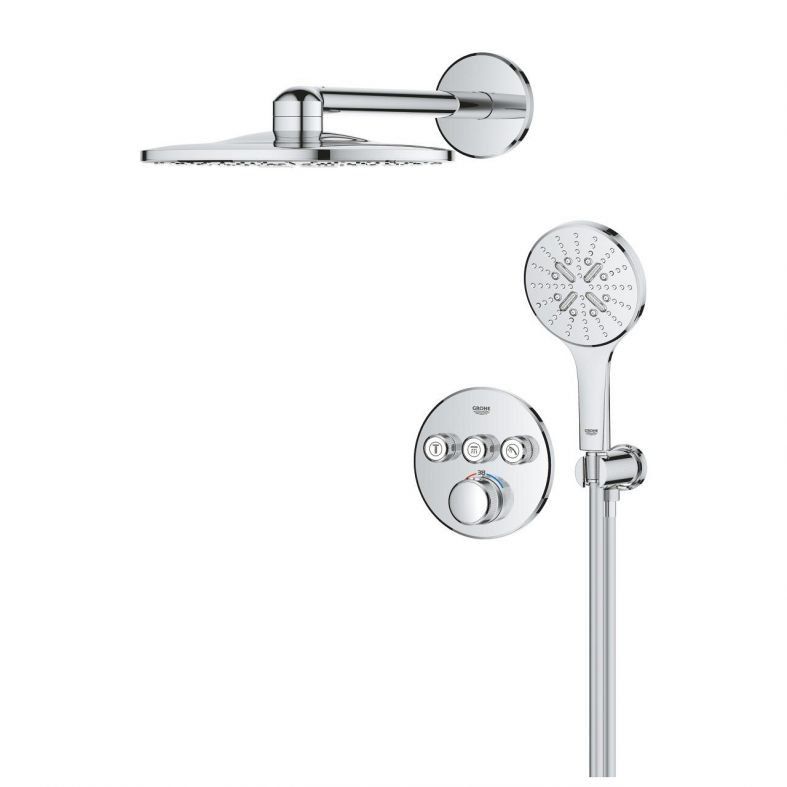 Душова система прихованого монтажу Grohe Grohtherm SmartControl хром 34863000