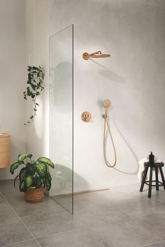 Душова система прихованого монтажу Grohe Rainshower SmartActive теплий захід сонця матовий 34863DL0