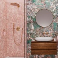 Душова система прихованого монтажу Grohe Rainshower SmartActive теплий захід сонця матовий 34863DL0