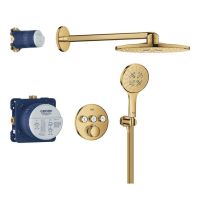 Душевая система скрытого монтажа Grohe Grohtherm SmartControl холодный рассвет 34863GL0