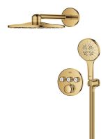 Душевая система скрытого монтажа Grohe Grohtherm SmartControl холодный рассвет 34863GL0