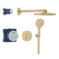 Душова система прихованого монтажу Grohe Grohtherm SmartControl холодний світанок матовий 34863GN0