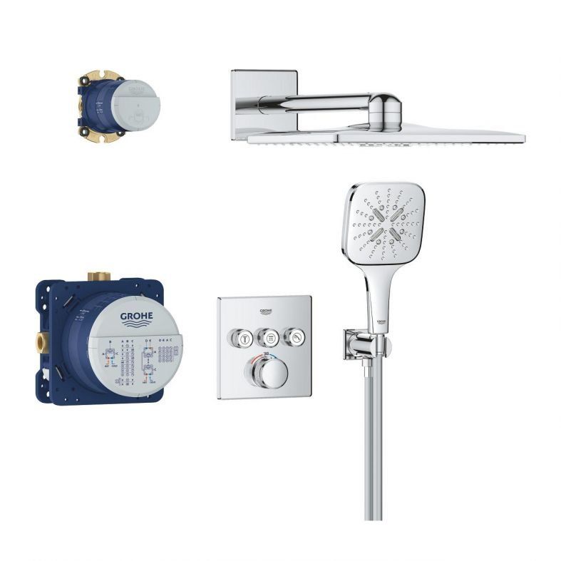 Душевая система скрытого монтажа Grohe Grohtherm SmartControl хром 34864000