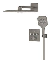 Душова система прихованого монтажу Grohe Grohtherm SmartControl графіт темний матовий 34864AL0