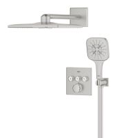 Душова система прихованого монтажу Grohe Grohtherm SmartControl суперсталь 34864DC0