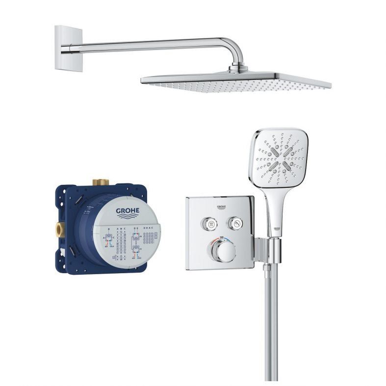 Душова система прихованого монтажу Grohe Grohtherm SmartControl хром 34865000