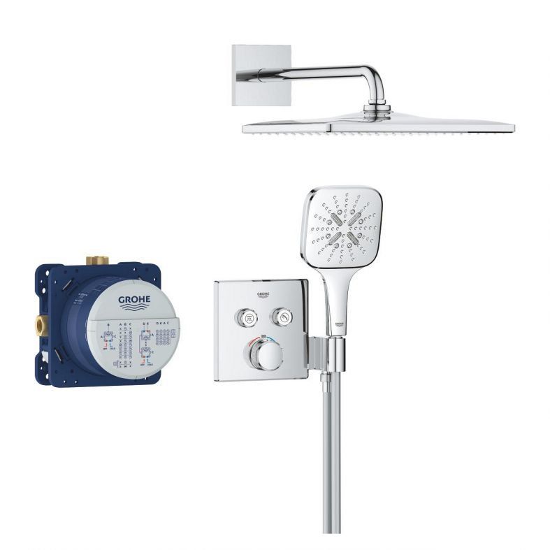 Душова система прихованого монтажу Grohe Grohtherm SmartControl хром 34865000