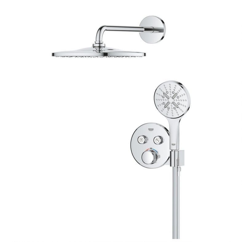 Душевая система скрытого монтажа Grohe Grohtherm SmartControl хром 34866000