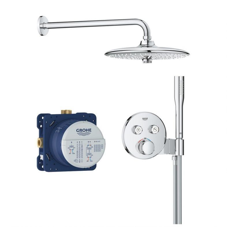 Душова система прихованого монтажу Grohe Grohtherm SmartControl хром 34867000