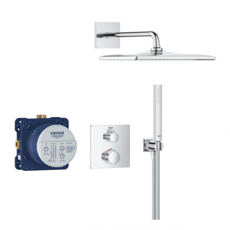 Душевая система скрытого монтажа Grohe Grohtherm хром 34870000