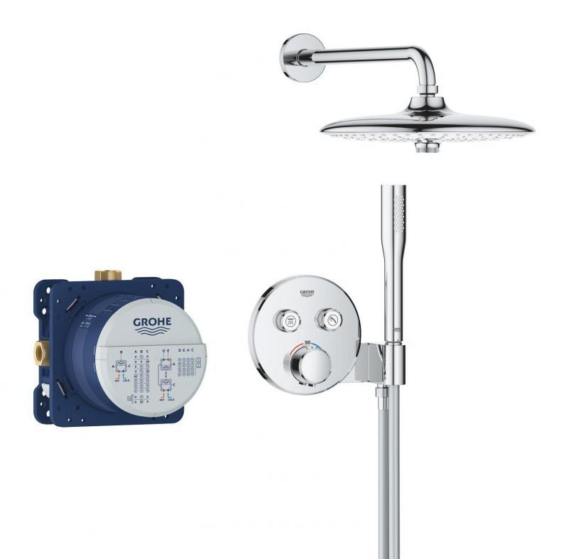 Душова система прихованого монтажу Grohe Precision SmartControl хром 34878000