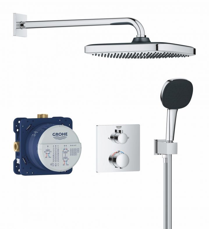 Душевая система скрытого монтажа Grohe Precision хром 34882000