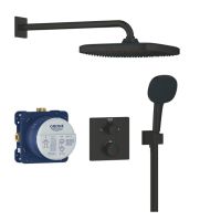 Душевая система скрытого монтажа Grohe Precision черный матовый 348822430