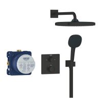 Душевая система скрытого монтажа Grohe Precision черный матовый 348822430