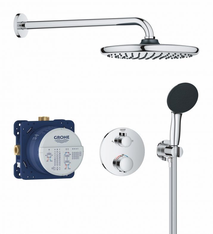 Душевая система скрытого монтажа Grohe Precision хром 34883000
