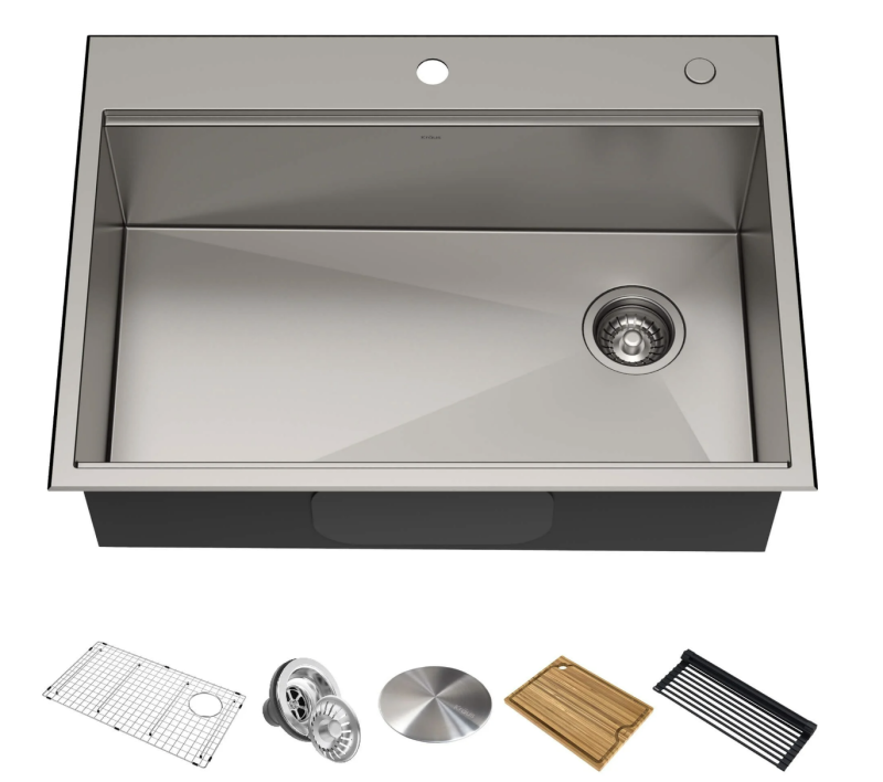 Кухонная мойка Kraus Kore нержавеющая сталь KWT310-28