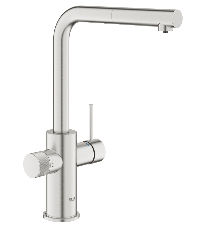 Змішувач для кухні Grohe Blue Pure Minta сталь 30601DC0 під фільтровану воду
