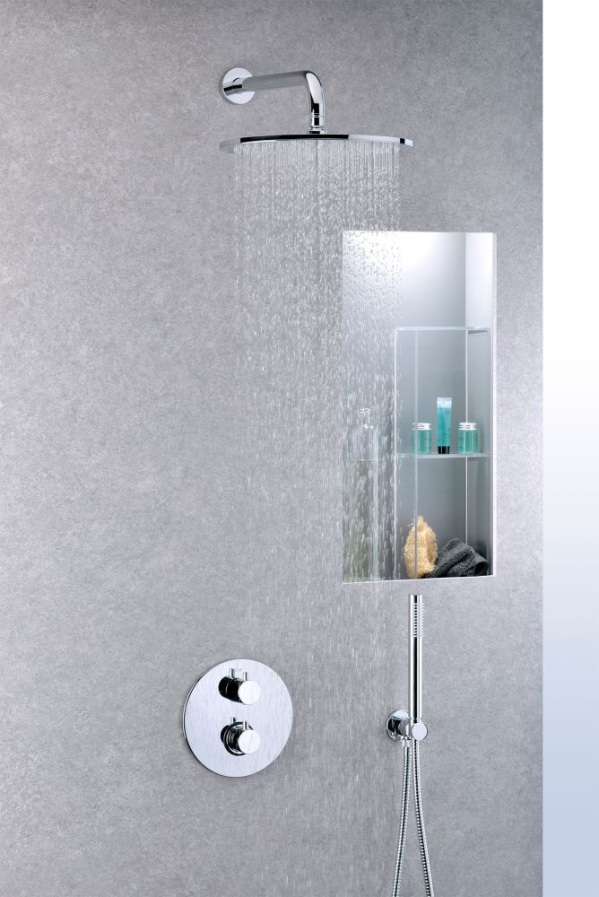 Душевая система скрытого монтажа Paffoni Shower хром KITLIQ018CR300