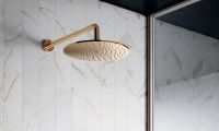 Душова система прихованого монтажу Paffoni Shower медове золото брашоване KITLIQ018HGSP300