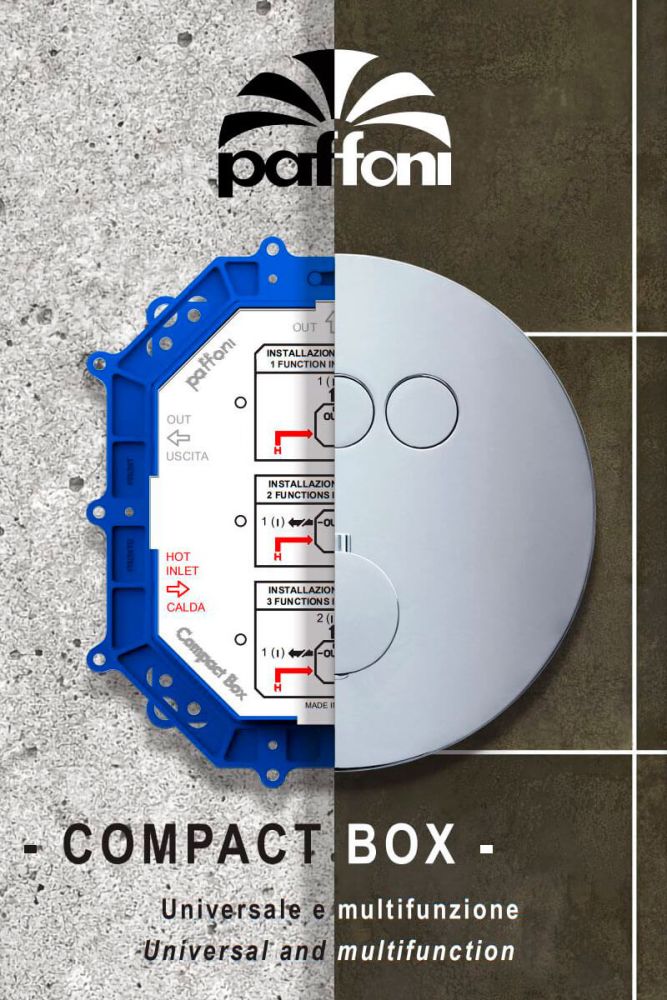 Вбудована частина для настінного змішувача Paffoni Compact Box CPBOX001