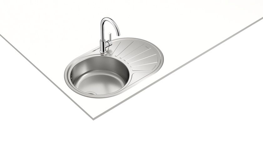 Кухонна мийка Teka DR 77 1B 1D з нержавіючої сталі 40127303