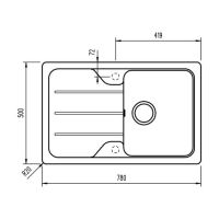 Кухонна мийка Teka Simpla 45 S-TG 1B 1D з теграніту 40144525