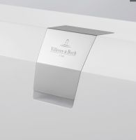 Ванна кварилова Villeroy&Boch Squaro Edge 190x90 BQ190SQE2DV-01 з ніжками і сифоном