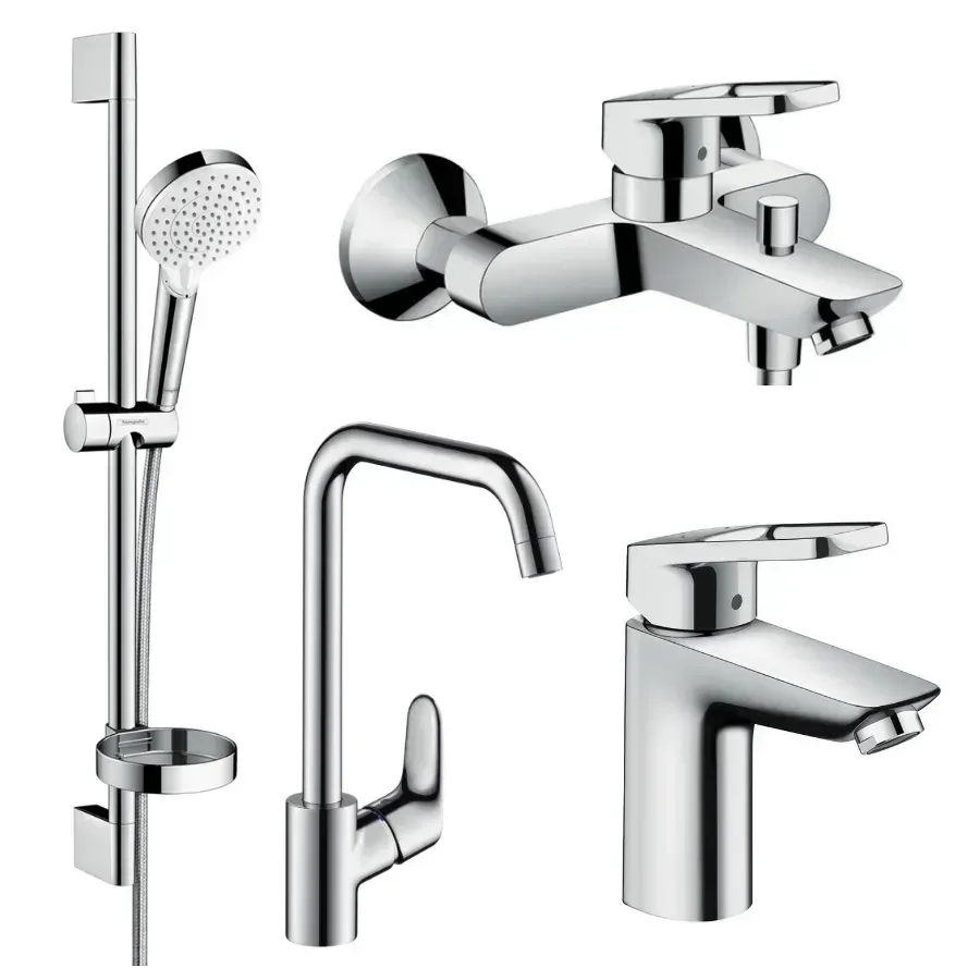 Набір змішувачів Hansgrohe Logis Loop 4 в 1 хром 1172019