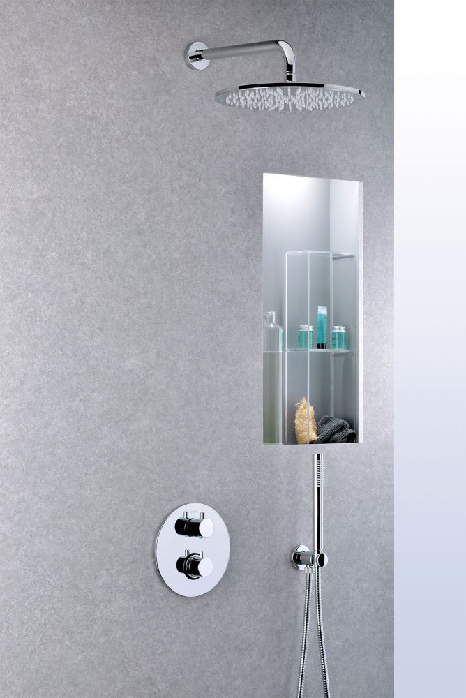 Душевая система скрытого монтажа Paffoni Shower хром KITLIQ018CR300