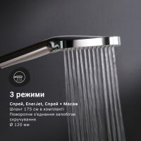 Душова система з термостатом Am.Pm Func хром F078F400