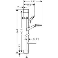 Набір змішувачів Hansgrohe Logis 3 в 1 хром 20200008