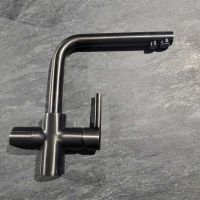 Змішувач для кухні GRB Kitchen PVD чорний матовий 51831592 під фільтровану воду
