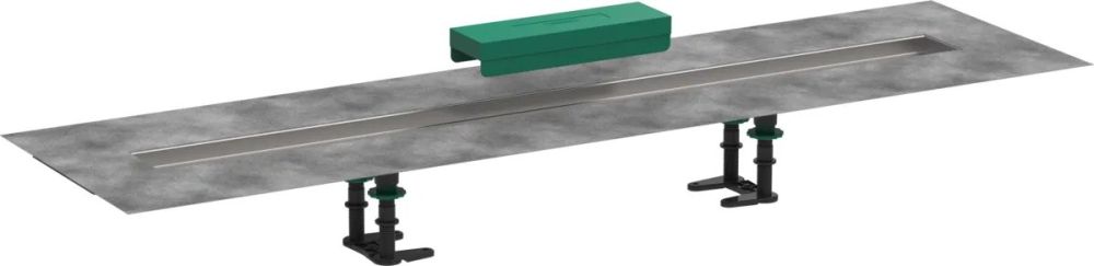 Водостічний жолоб з накладною панеллю Hansgrohe uBox universal сталь 56014180