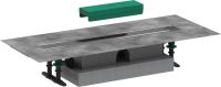 Водостічний жолоб з накладною панеллю Hansgrohe uBox universal сталь 56016180