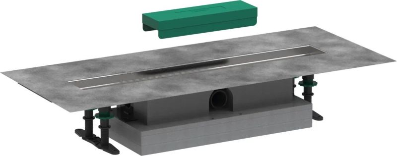 Водостічний жолоб з накладною панеллю Hansgrohe uBox universal сталь 56016180